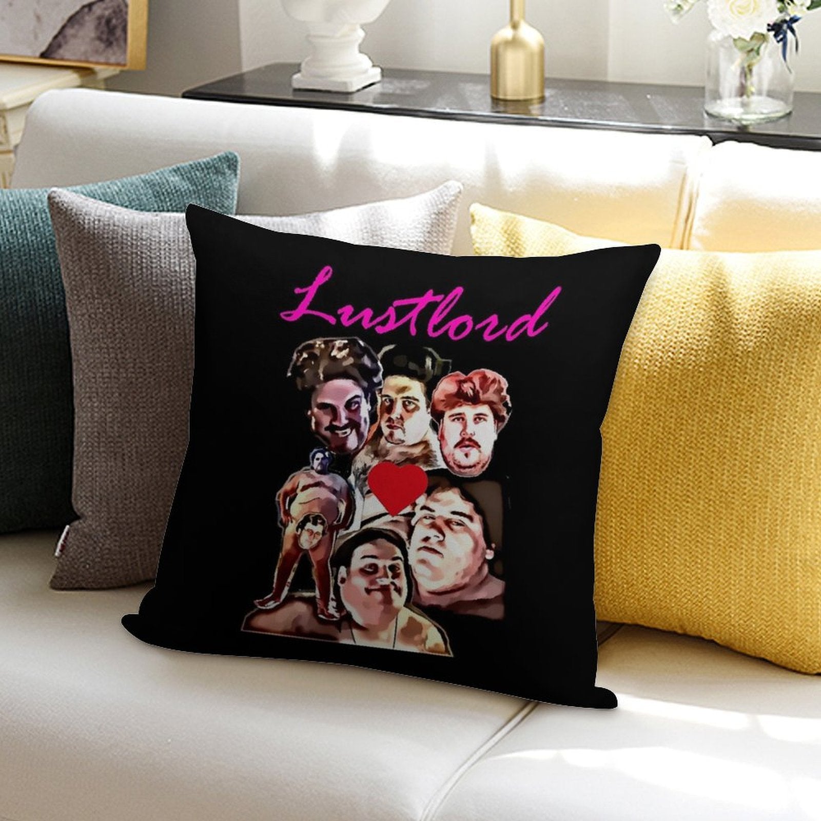Lustlord Design Soft Multiple Sizes Throw Pillow