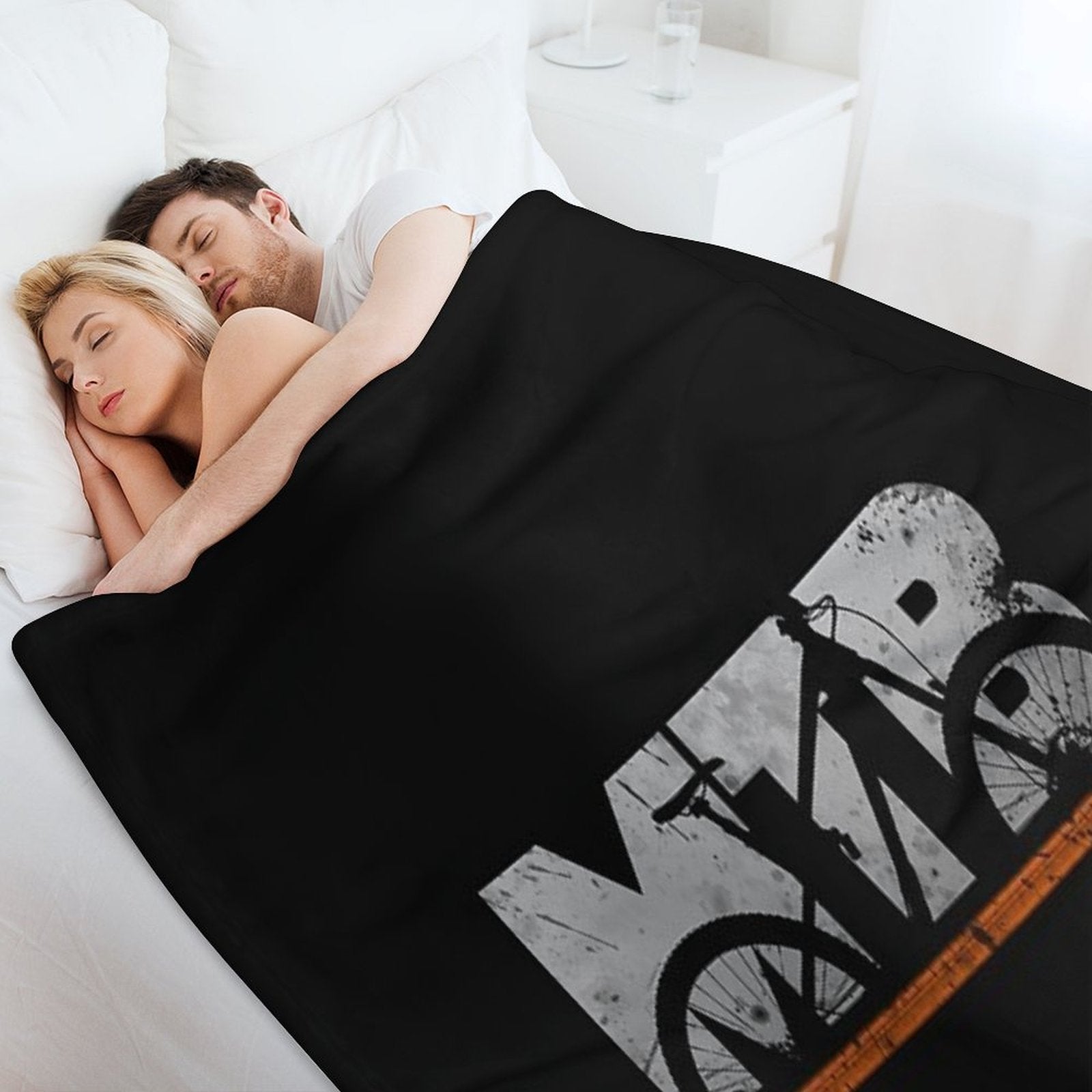 Cool MTB Mountain Bike Mountain Bike Downhill Gift Lightweight Throw Blanket