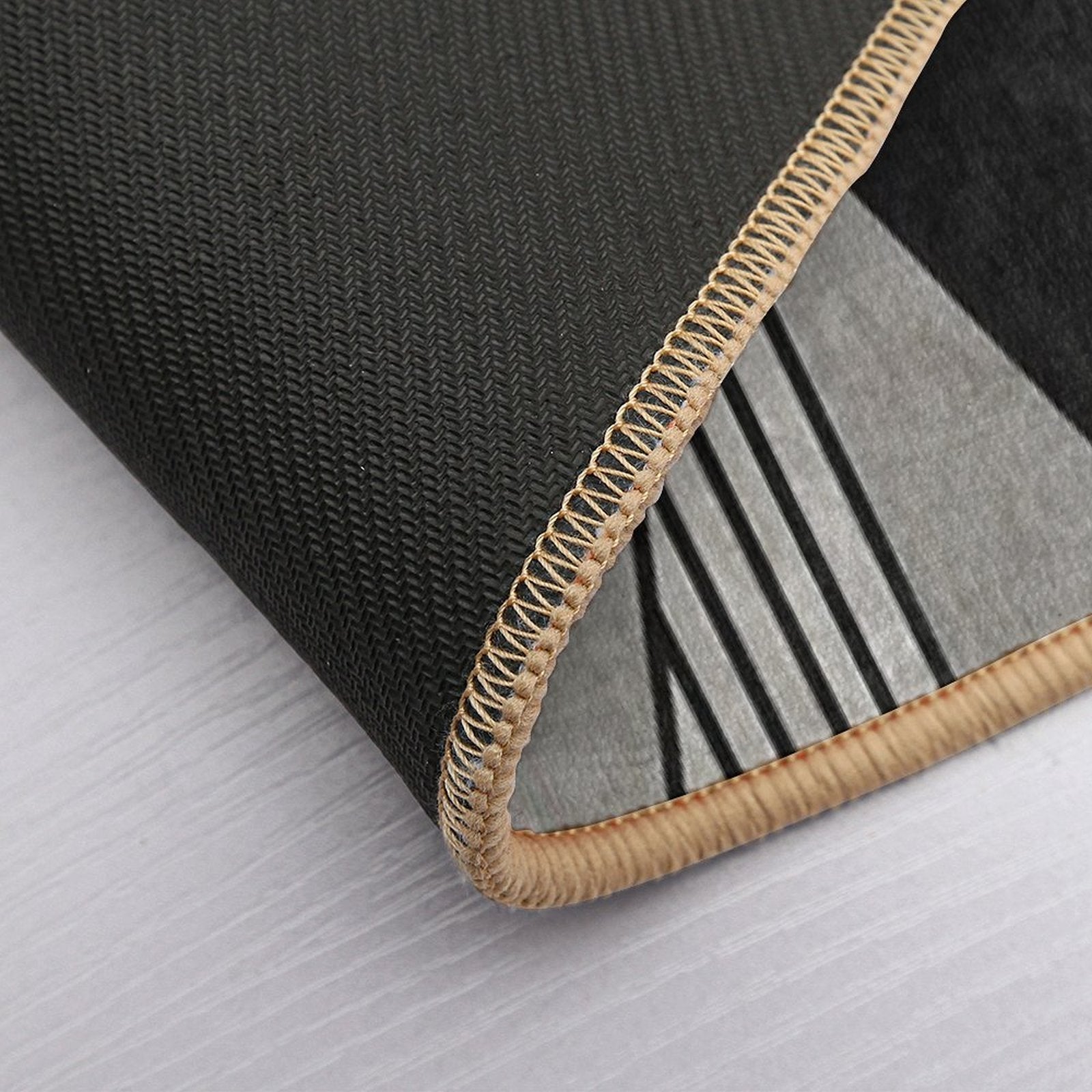 Concrete And Copper Triangles  Odorless Bath Mat