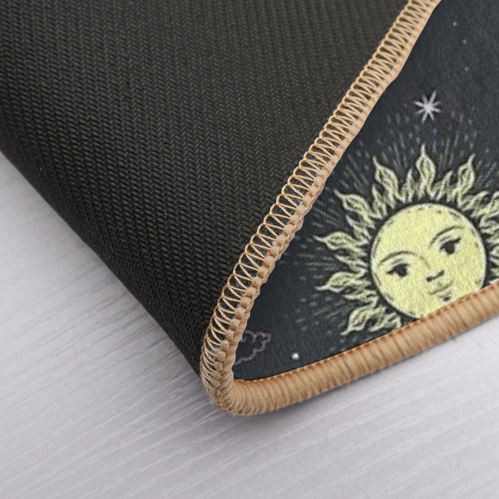 Stars And Moon Pattern  Absorbent Bath Mat