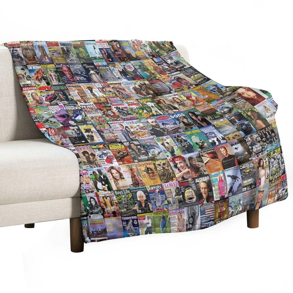 Magazines Eco-conscious Throw Blanket