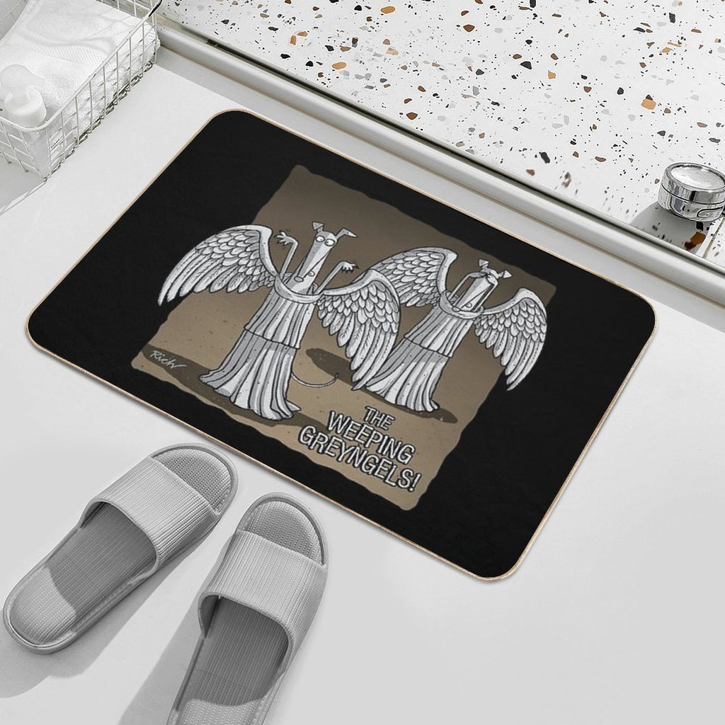 The Weeping Greyngels  Non-Slip Bath Mat