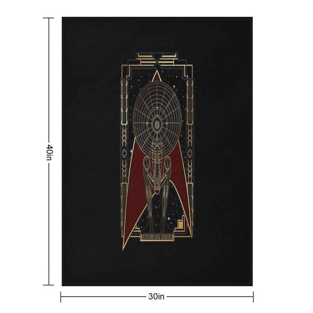 Explore New Worlds Comfort Throw Blanket