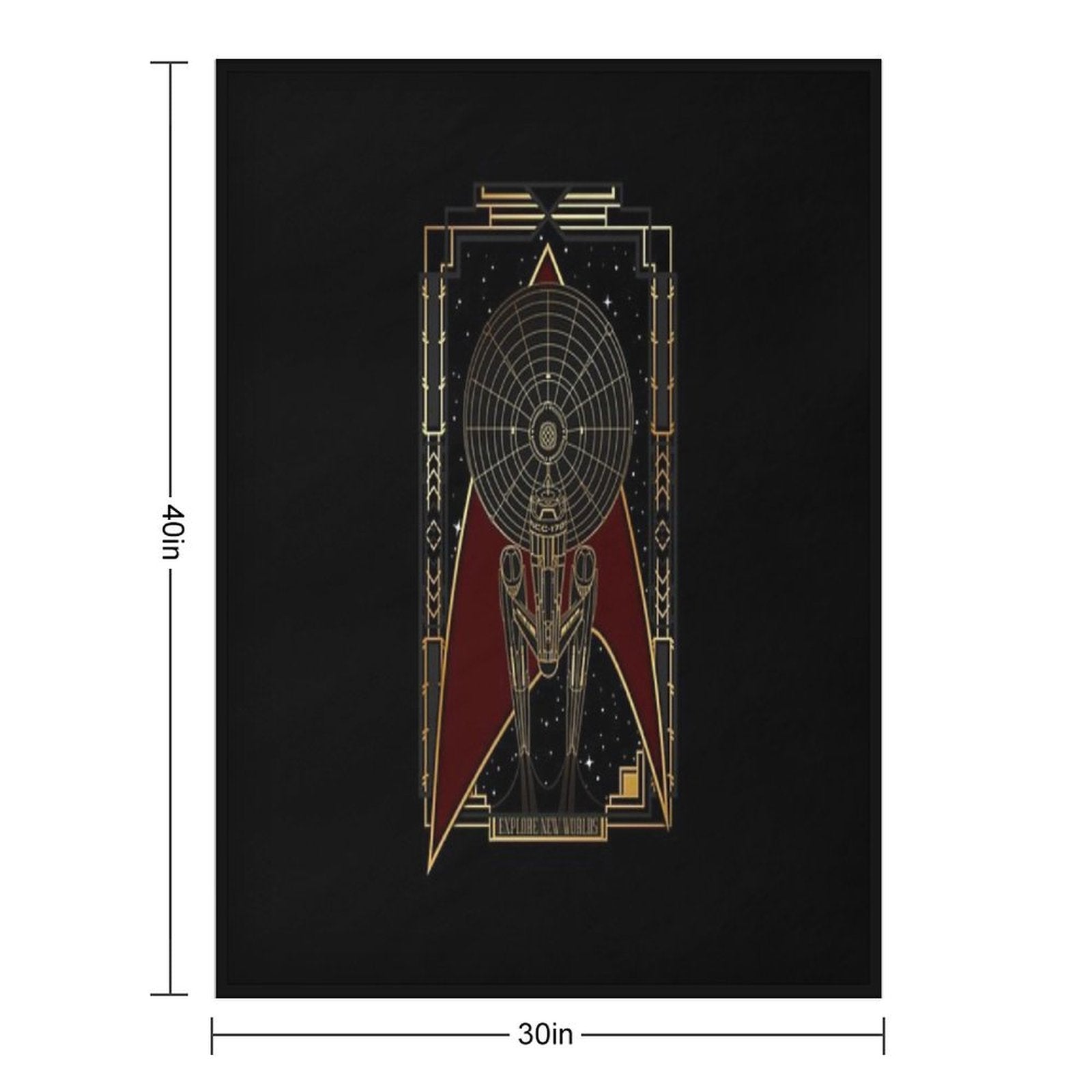 Explore New Worlds Comfort Throw Blanket