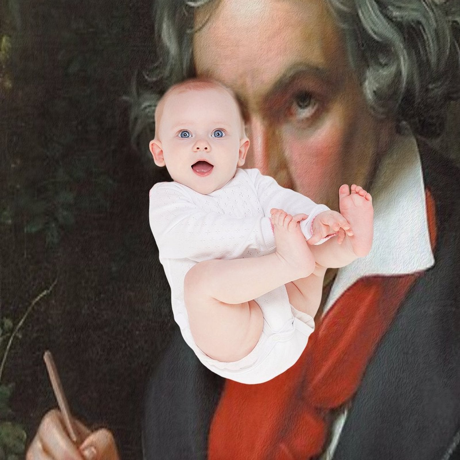 Ludwig Van Beethoven Lightweight Throw Blanket