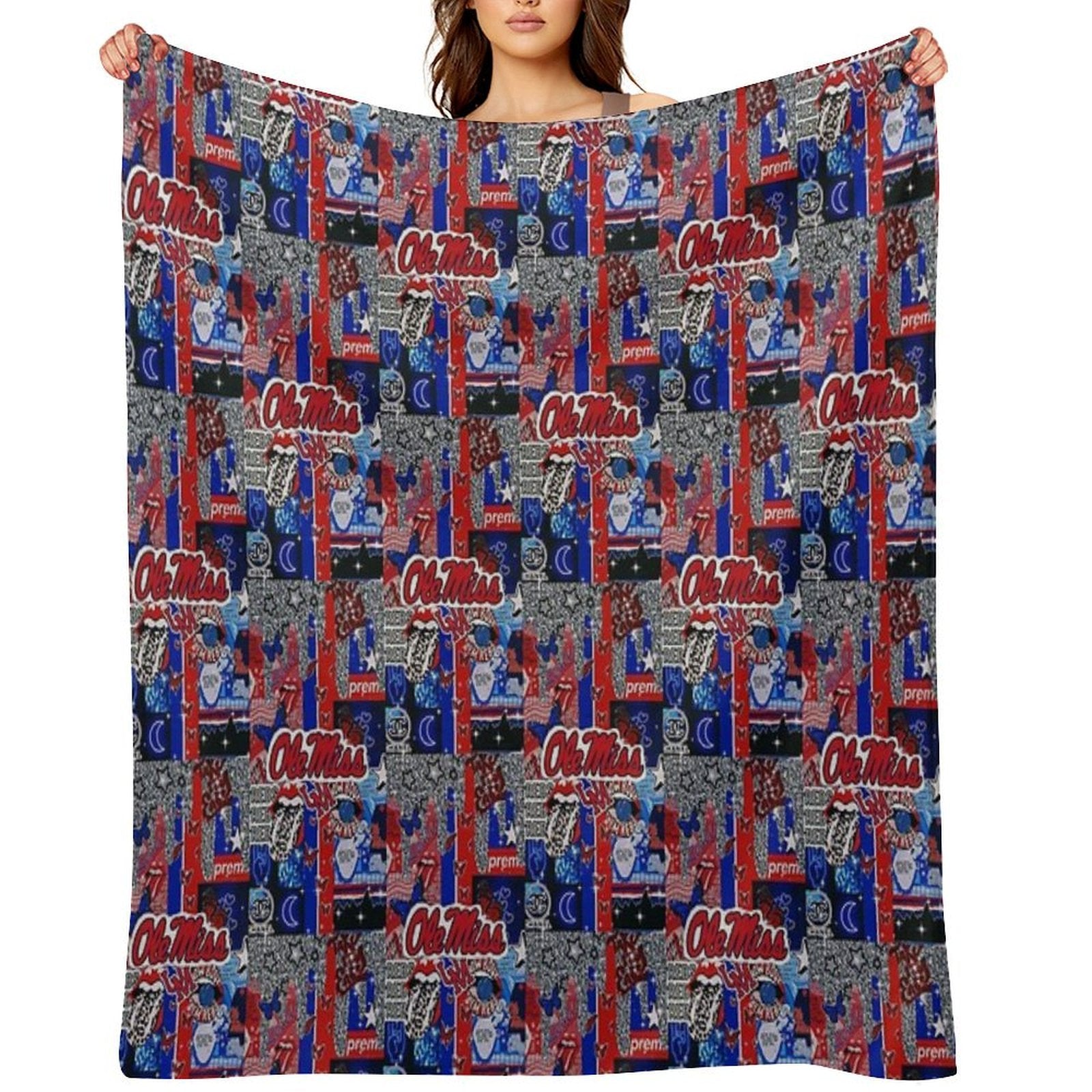 Wallaper Anti-pilling Throw Blanket