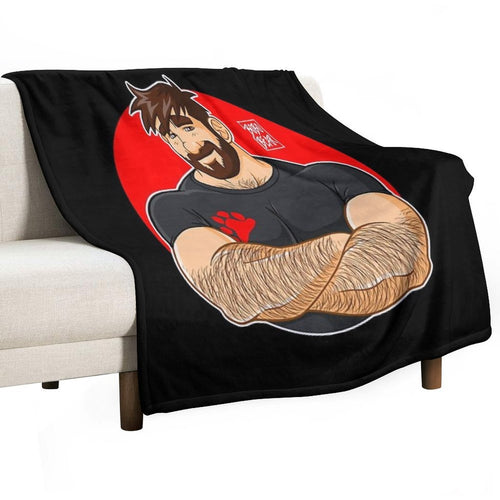 ADAM LIKES CROSSING ARMS Quick-dry Throw Blanket