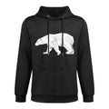 Cool Polar Bear Geometric Pattern Boho Art Christmas Animal Shrink-Resistant Hoodie