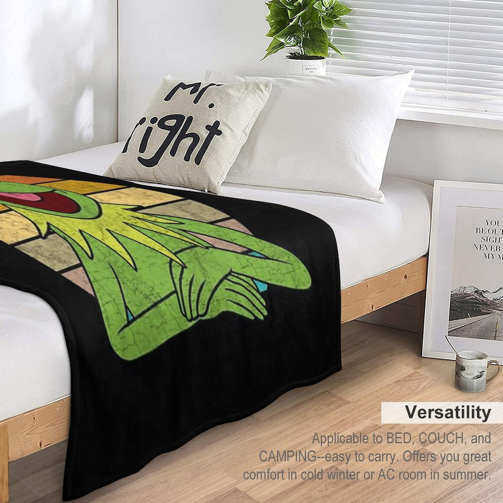 Kermit The Frog Travel-friendly Throw Blanket