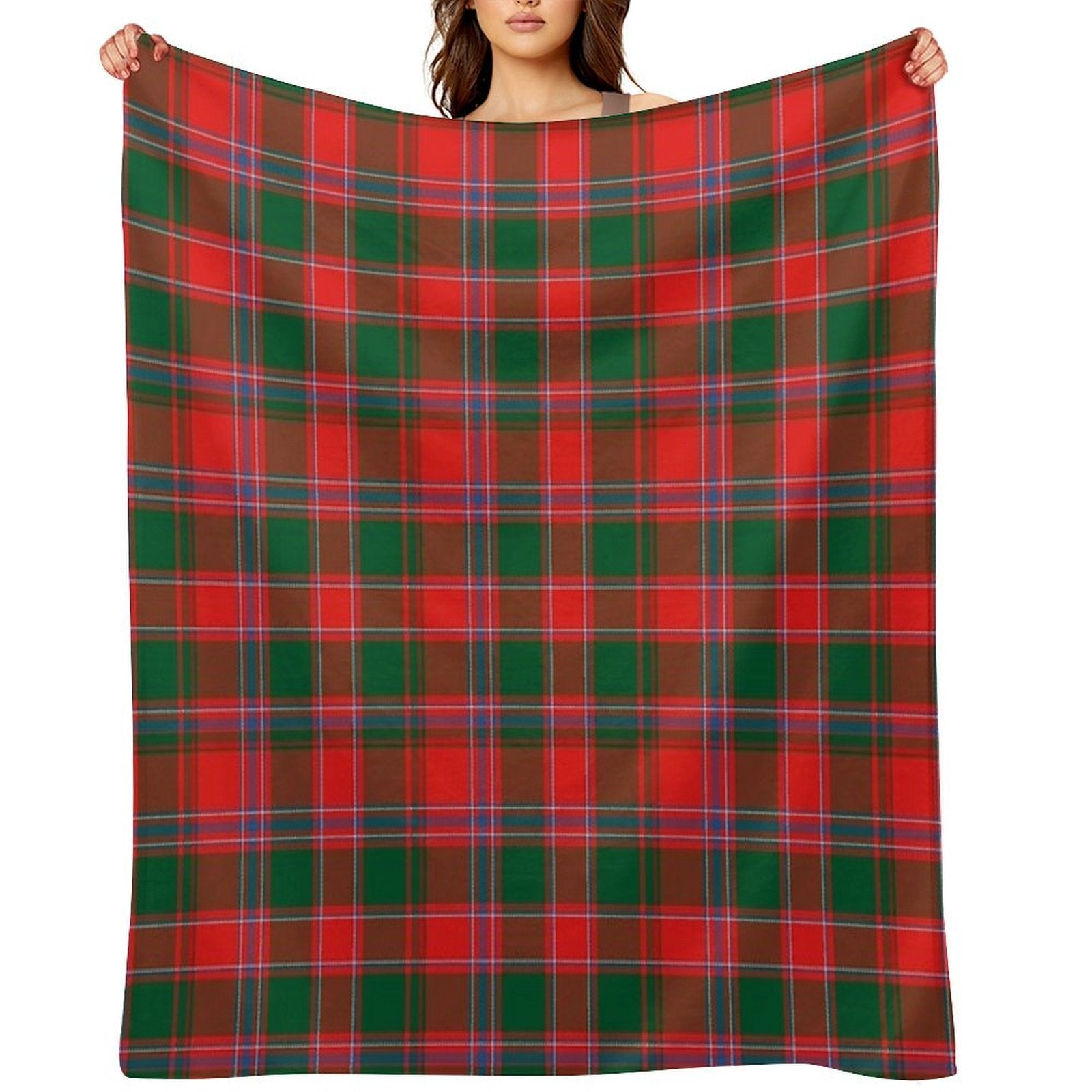 Clan Dalziel Tartan Anti-pilling Throw Blanket