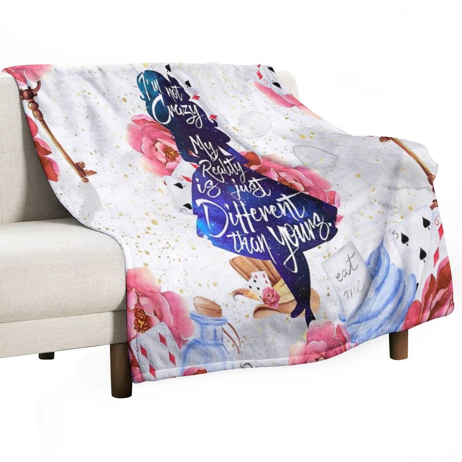 Alice - I'm Not Crazy Premium Throw Blanket