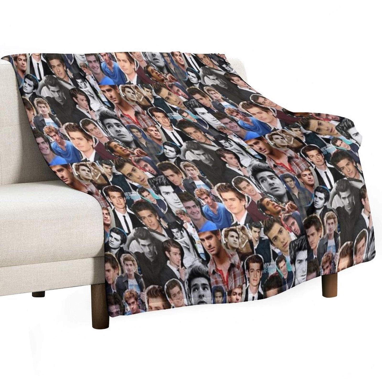 Andrew Garfield Fan Art Compact Throw Blanket