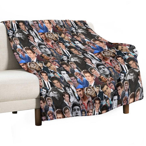 Andrew Garfield Fan Art Compact Throw Blanket