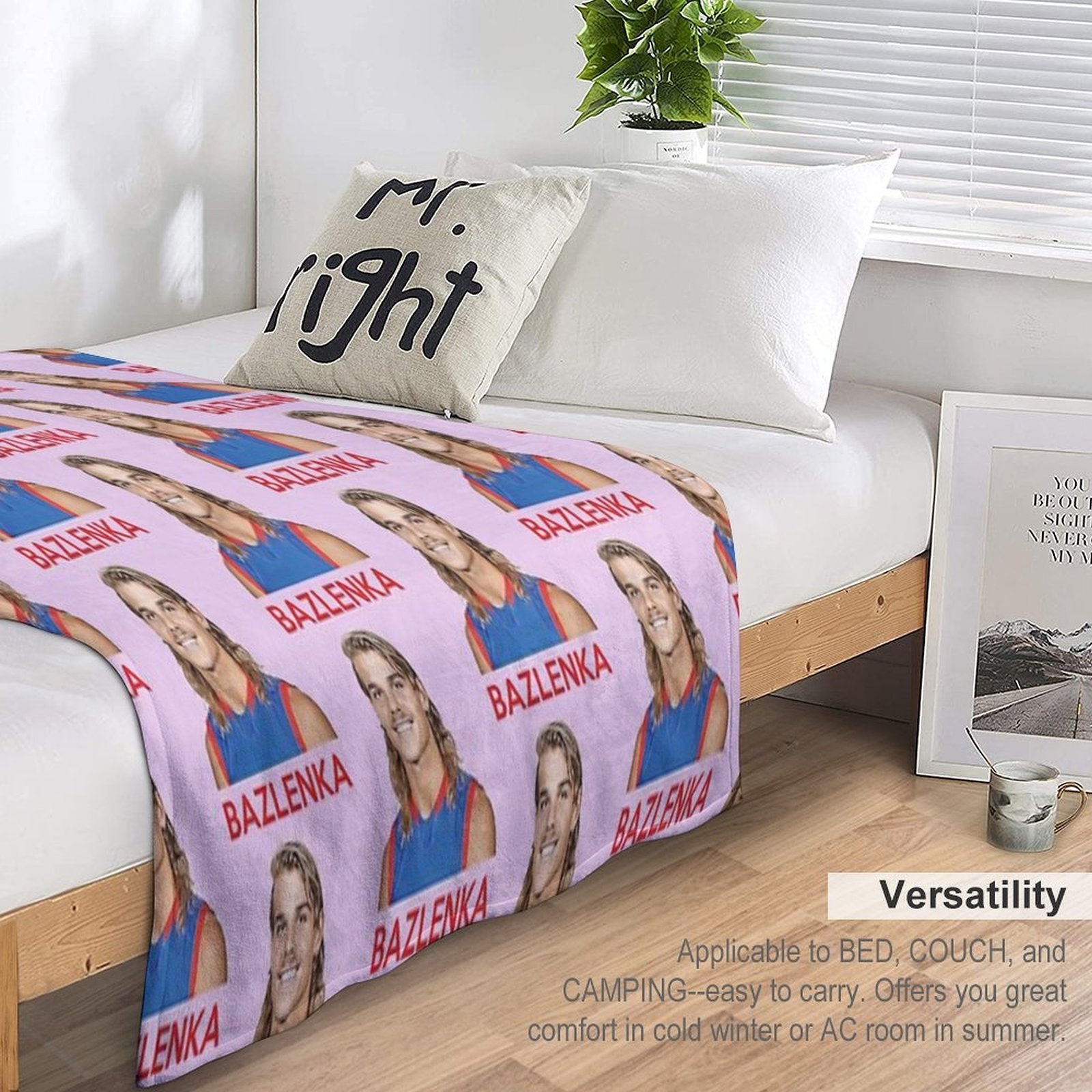 Bailey Smith - Bazlenka Machine-washable Throw Blanket