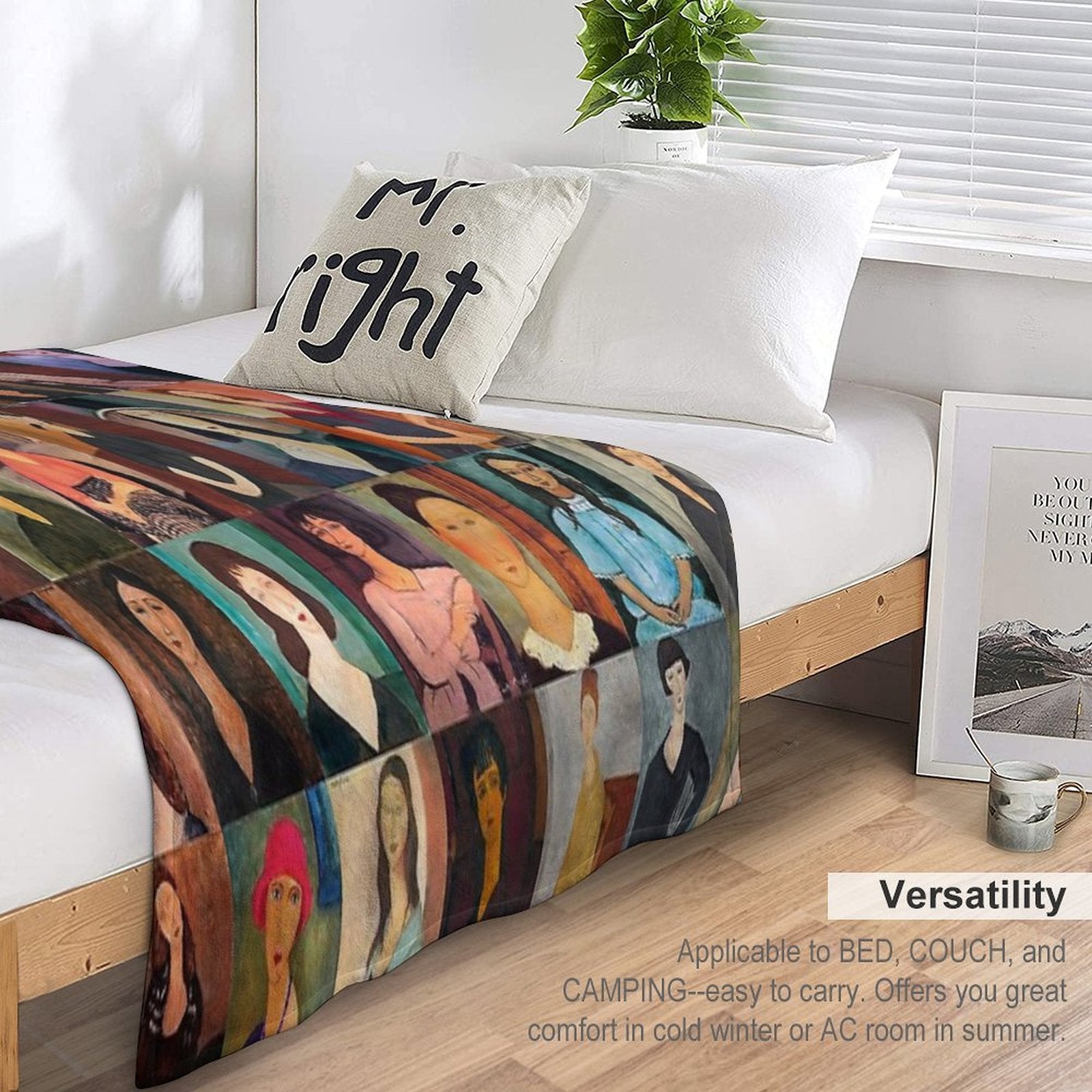 Amadeo Modigliani Eco-conscious Throw Blanket