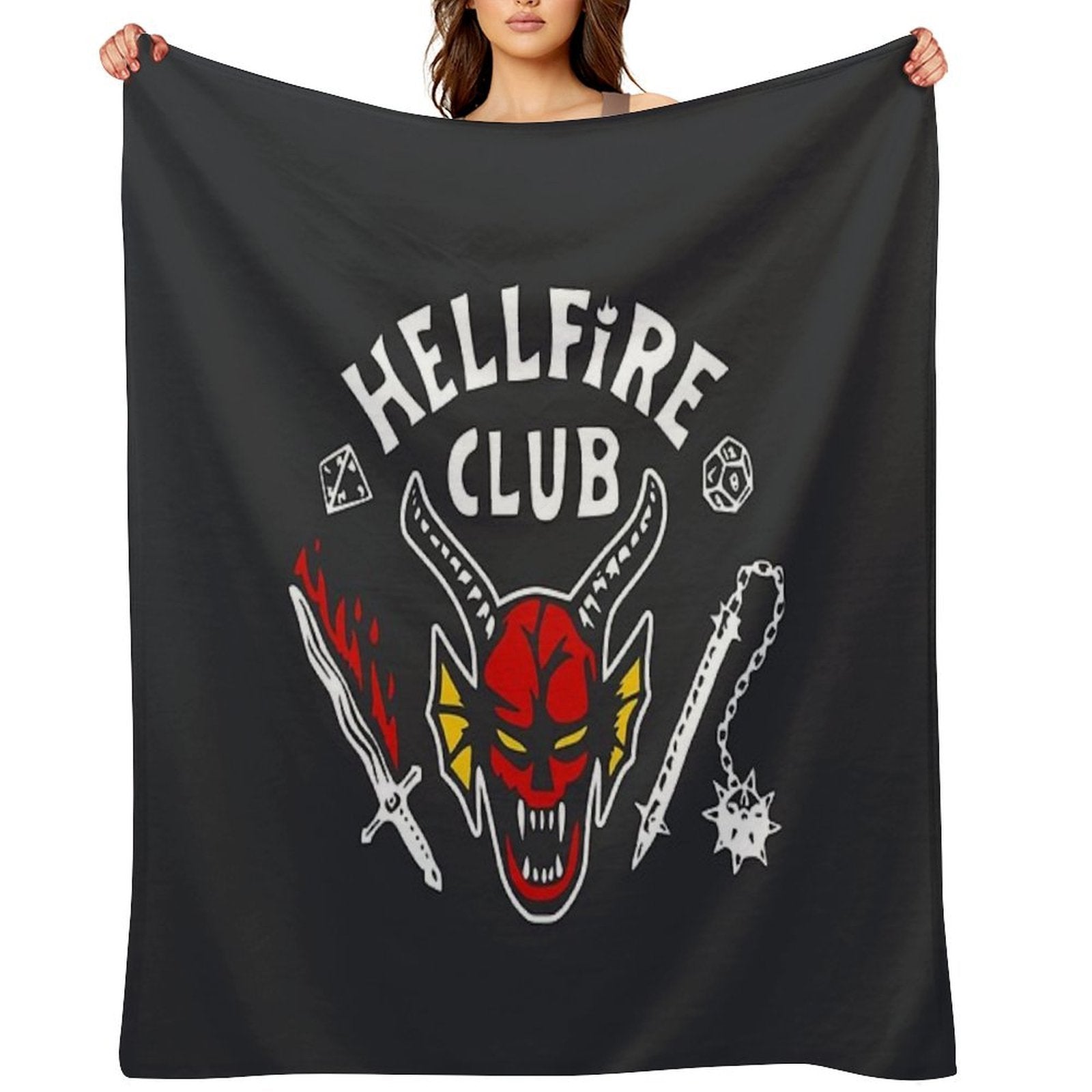 Tv Show Design Stickers Prints Art Game Design T-shirts Shrink-resistant Throw Blanket