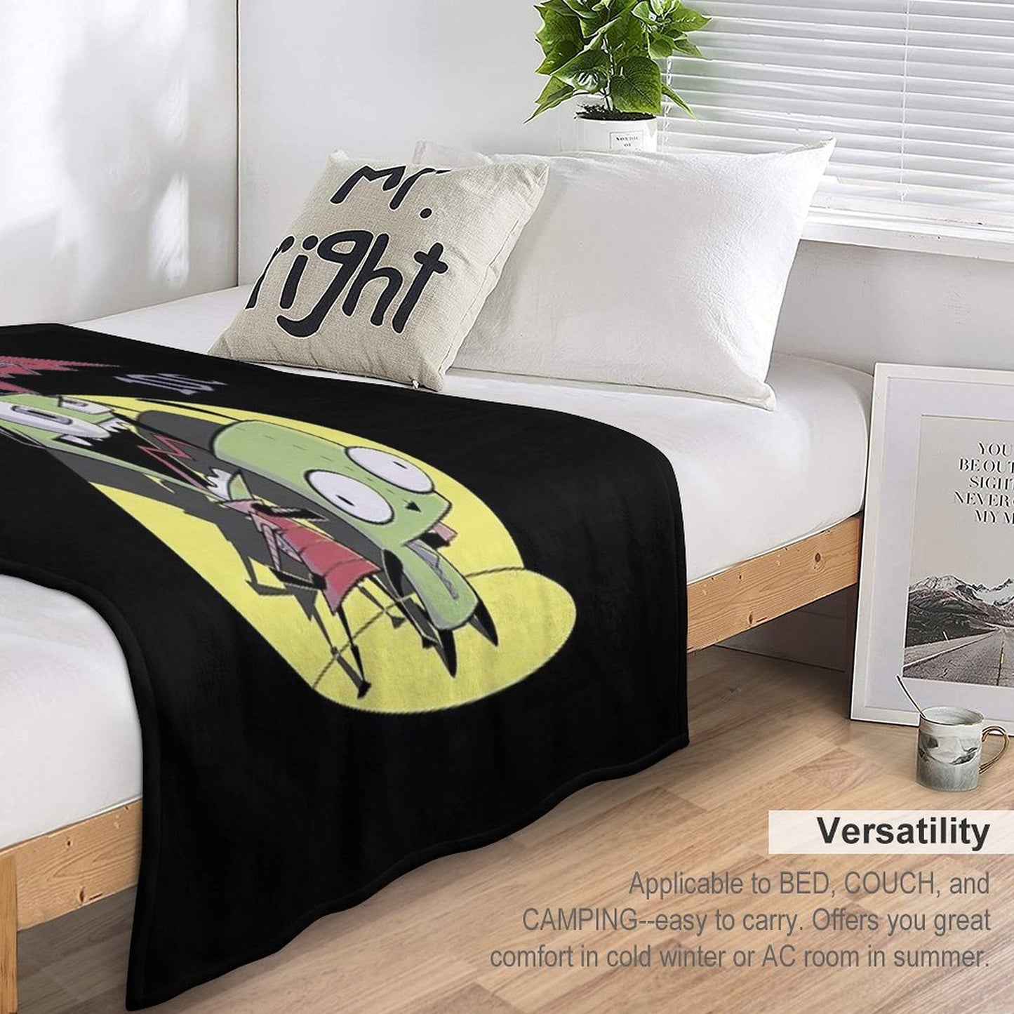 Zim And Gir Machine-washable Throw Blanket