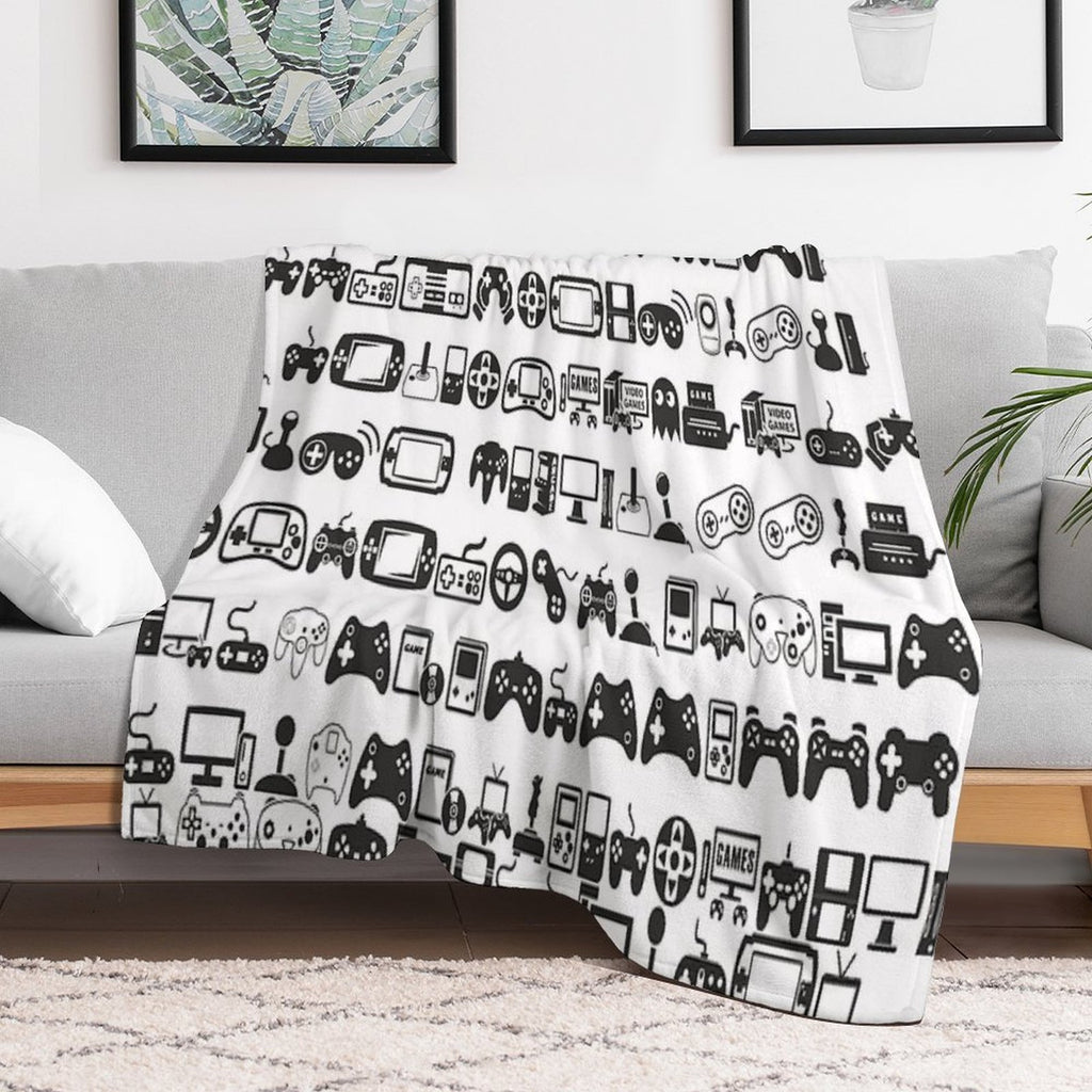 Retro Gamer Multi-functional Throw Blanket