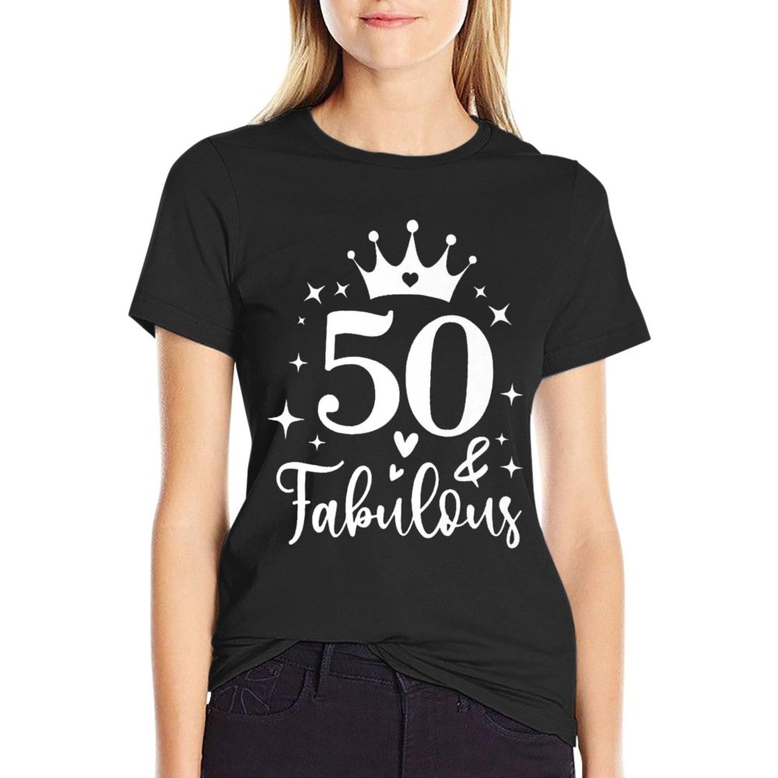 Fifty Birthday, 50th Birthday, Birthday Queen, Birthday Girl Premium  Classic T-Shirt