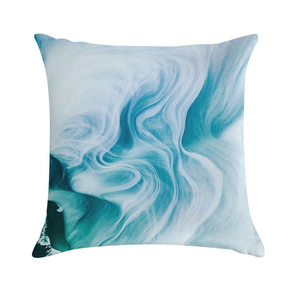 Marble Sandstone - Oceanic Soft Fade-Resistant Throw Pillow