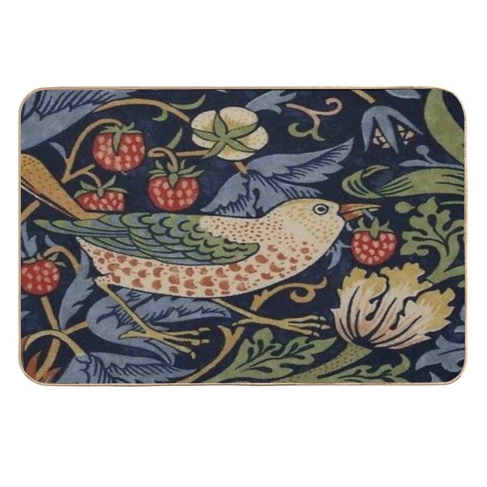 Strawberry Thie - William Morris  Slip-Resistant Bath Mat