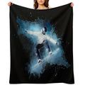 Snowboard Durable Throw Blanket