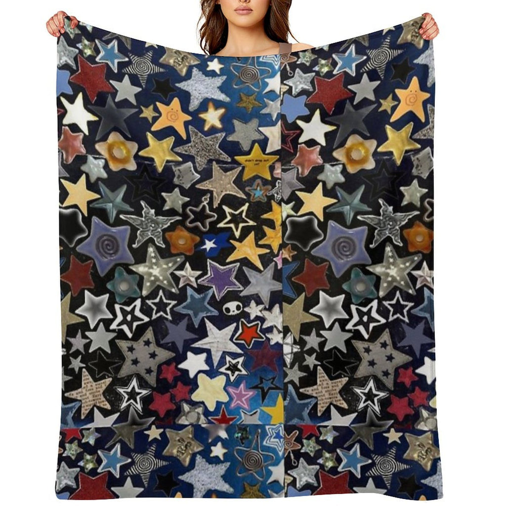 Random Digital Art Inspired by Nature Quick-dry Throw Blanket
