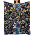 Random Digital Art Inspired by Nature Quick-dry Throw Blanket