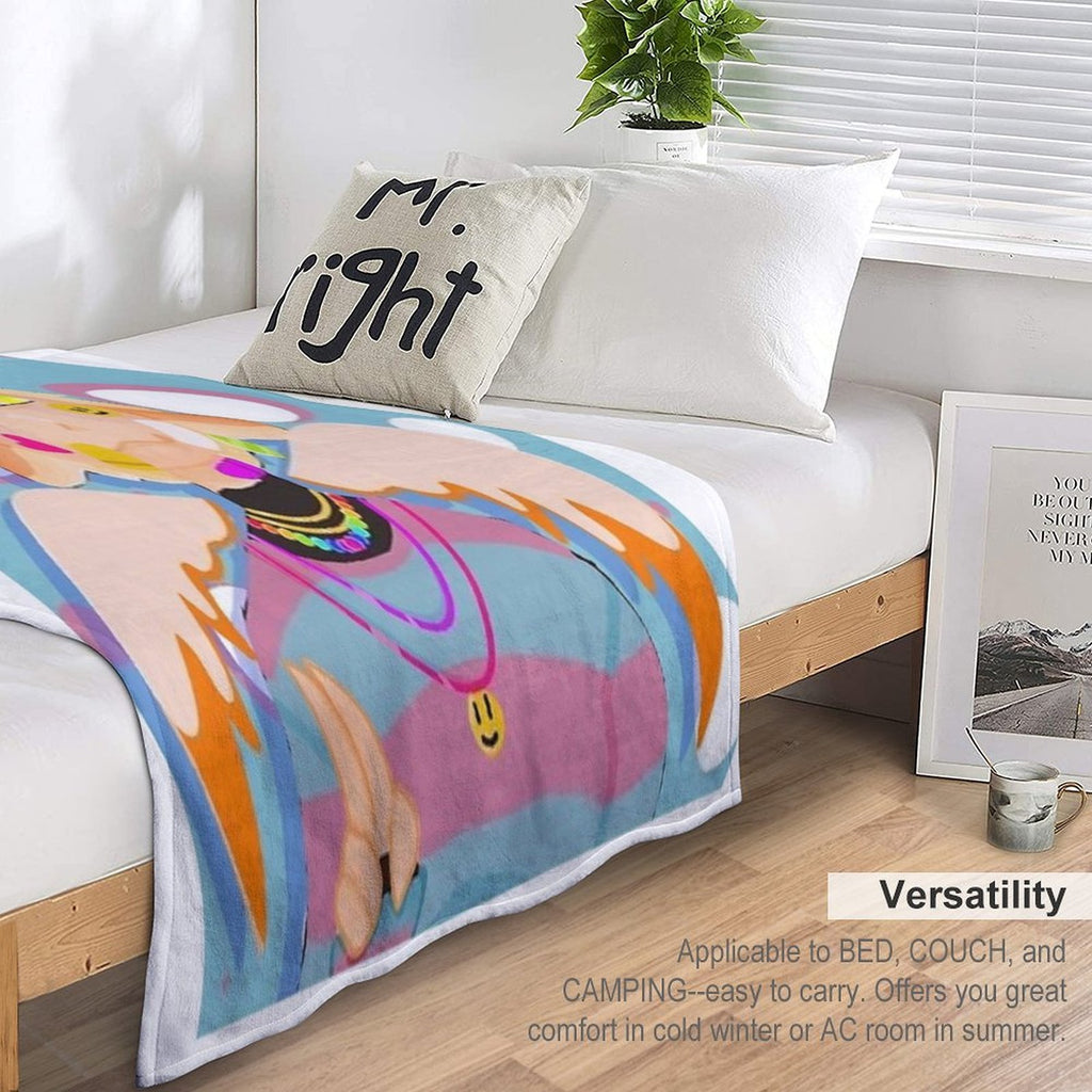 Peaceful Angel Boy Multi-functional Throw Blanket