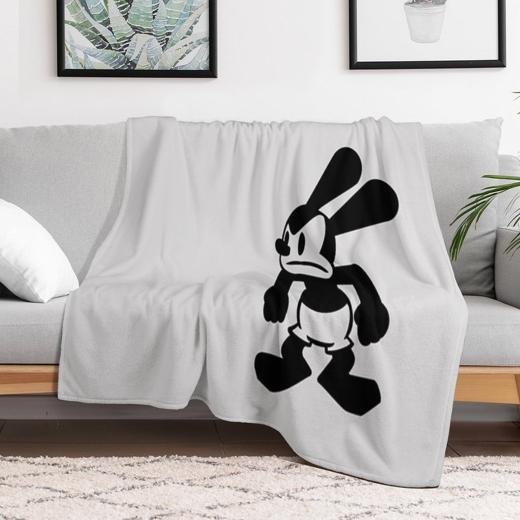 Angry Oswald Durable Throw Blanket