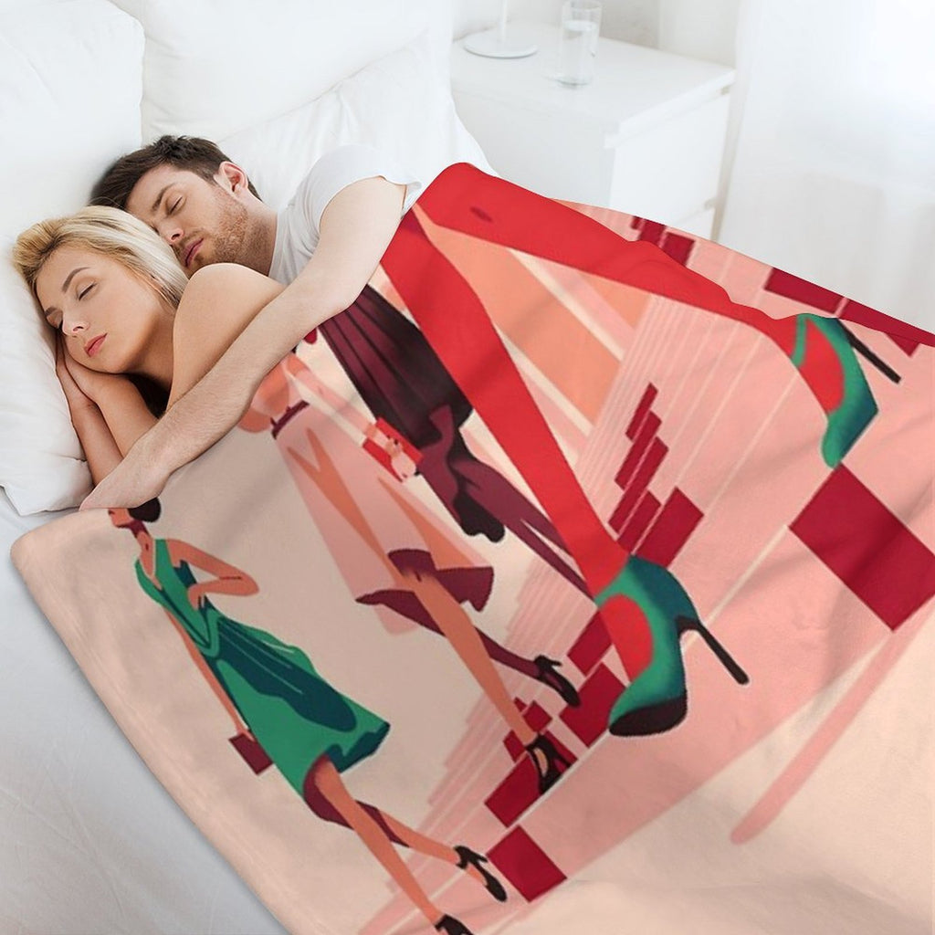 Vintage Campari Lightweight Throw Blanket