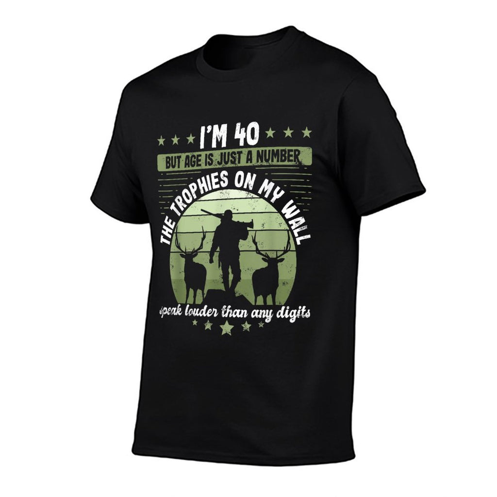 Hunter Birthday 40 Years Old Hunting 40th Birthday Hunter Comfortable T-Shirt