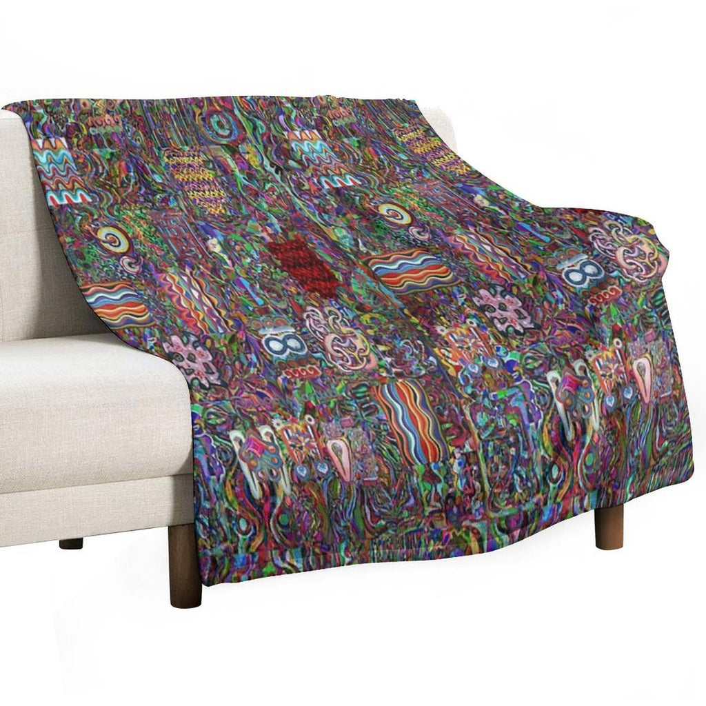 Pop Abstract Compact Throw Blanket