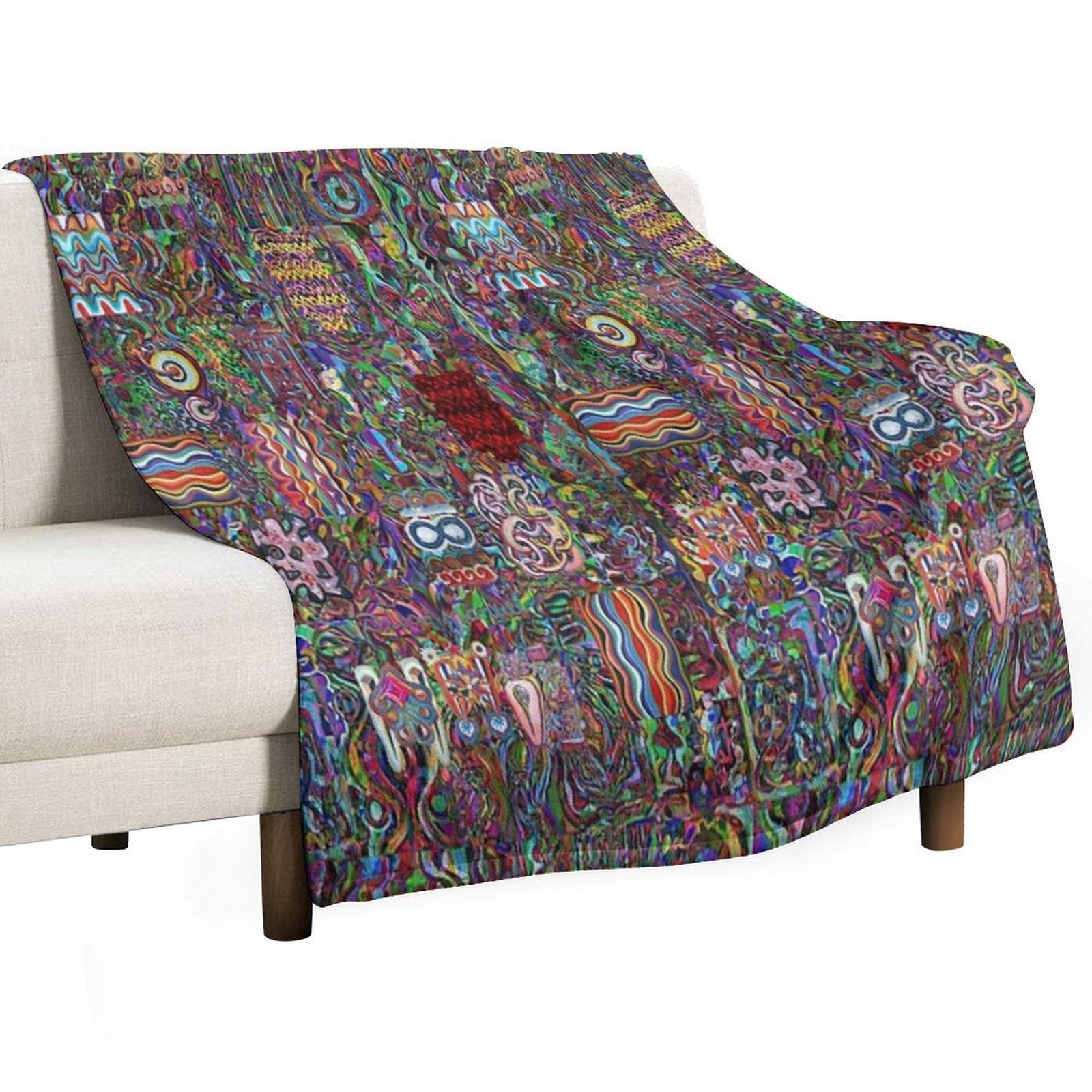 Pop Abstract Compact Throw Blanket