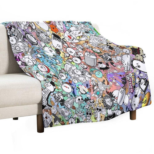 Battle Cats Durable Throw Blanket