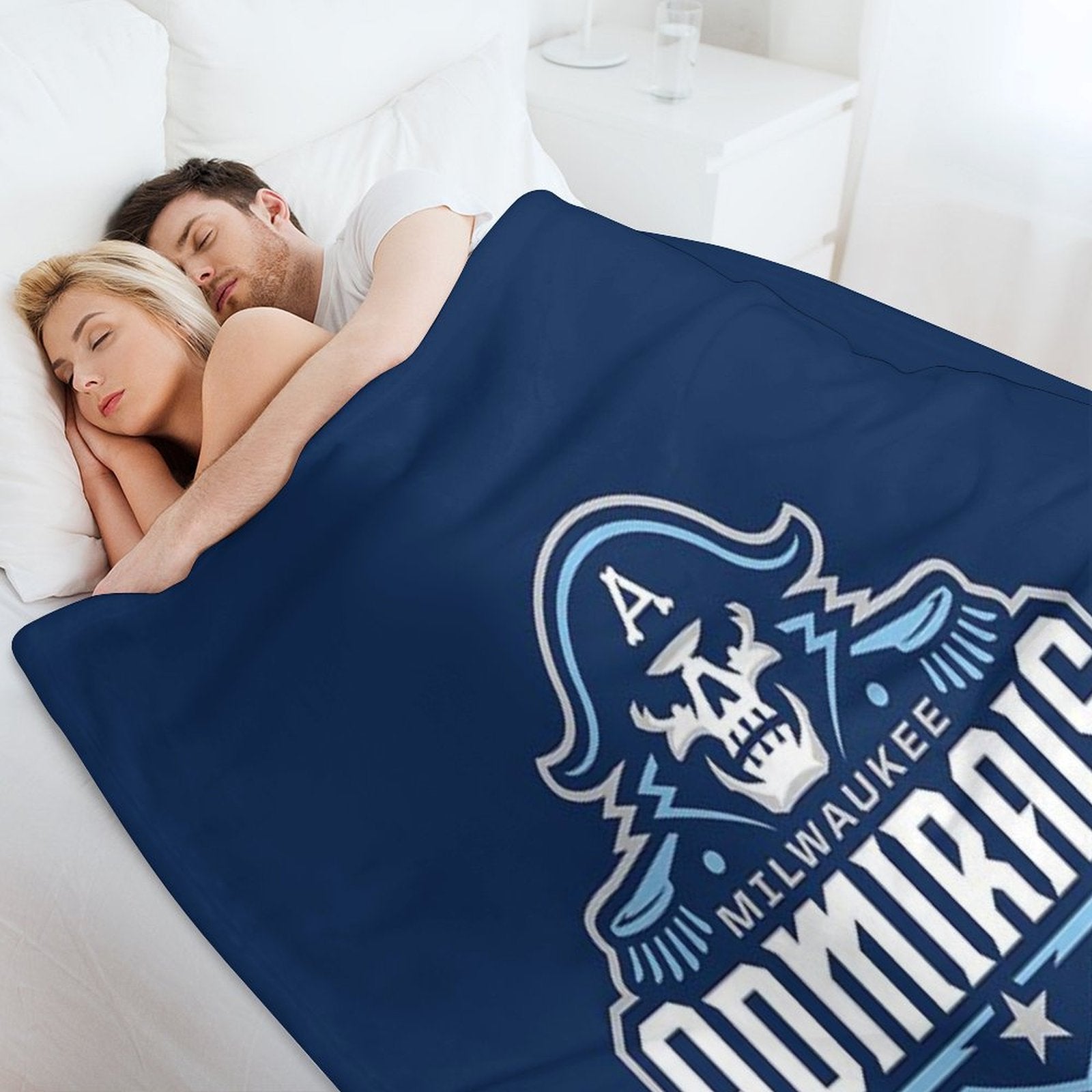 Cool Admirals Icon Easy Care Throw Blanket