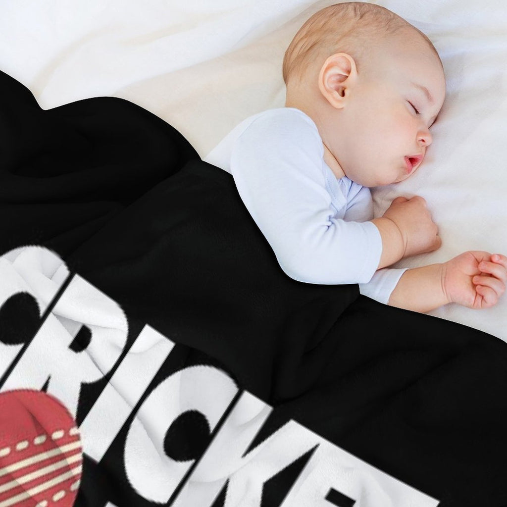 Cricket Is Calling And I Must Go, Funny Sport Player Easy Care Throw Blanket