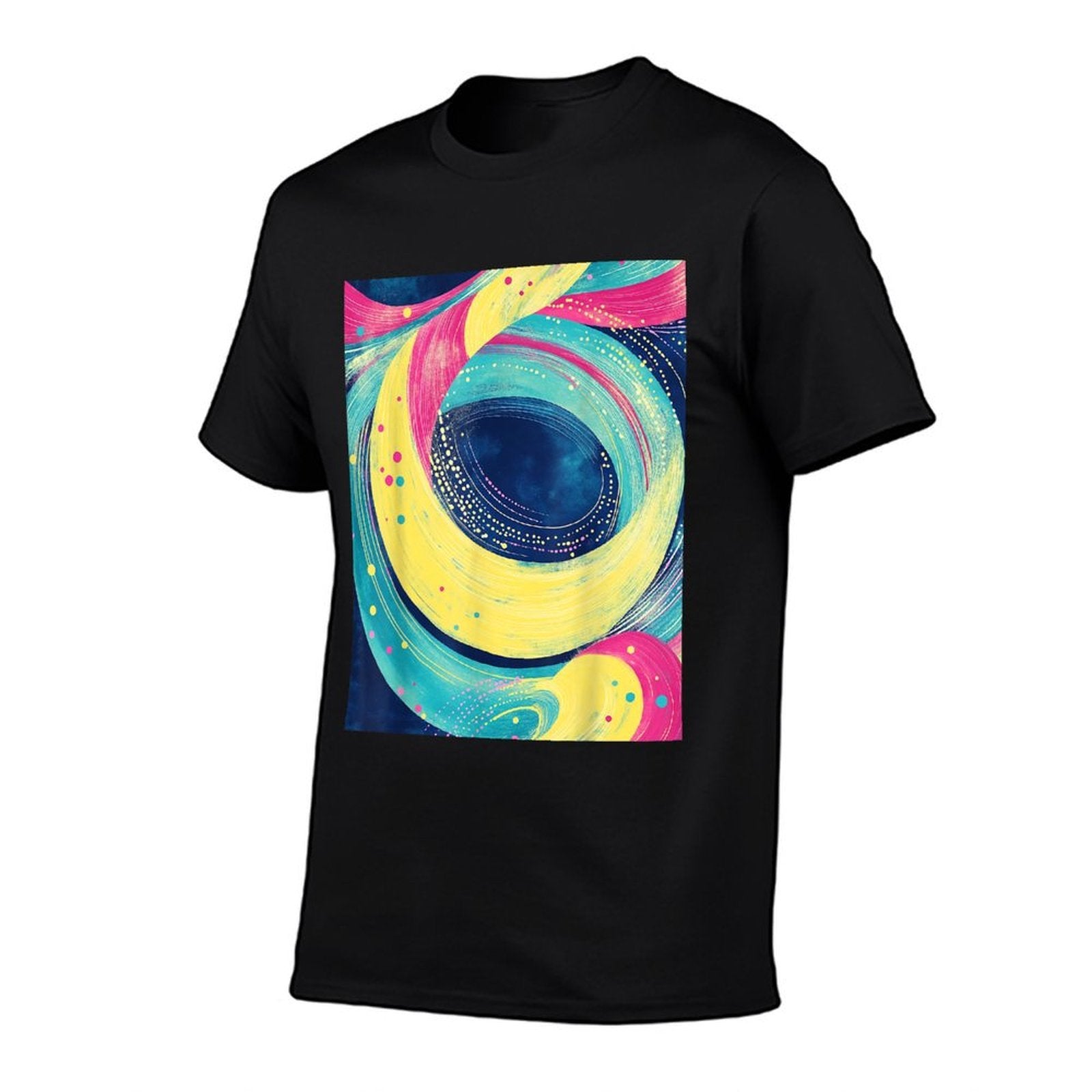 Abstract Swirl Design Modern Art Apparel  Quick-drying T-Shirt