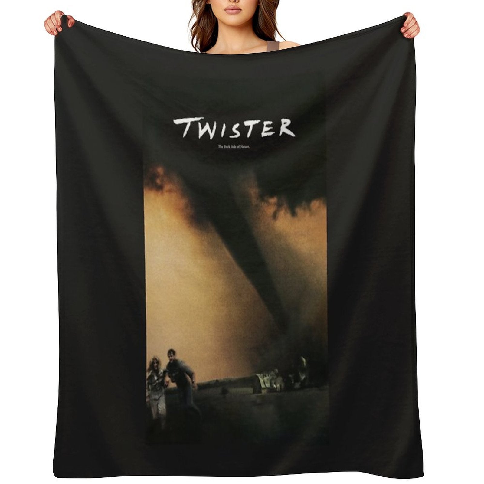 Mans Twister 1996 Movie Fashion Leisure Round Neck Wrinkle-free Throw Blanket