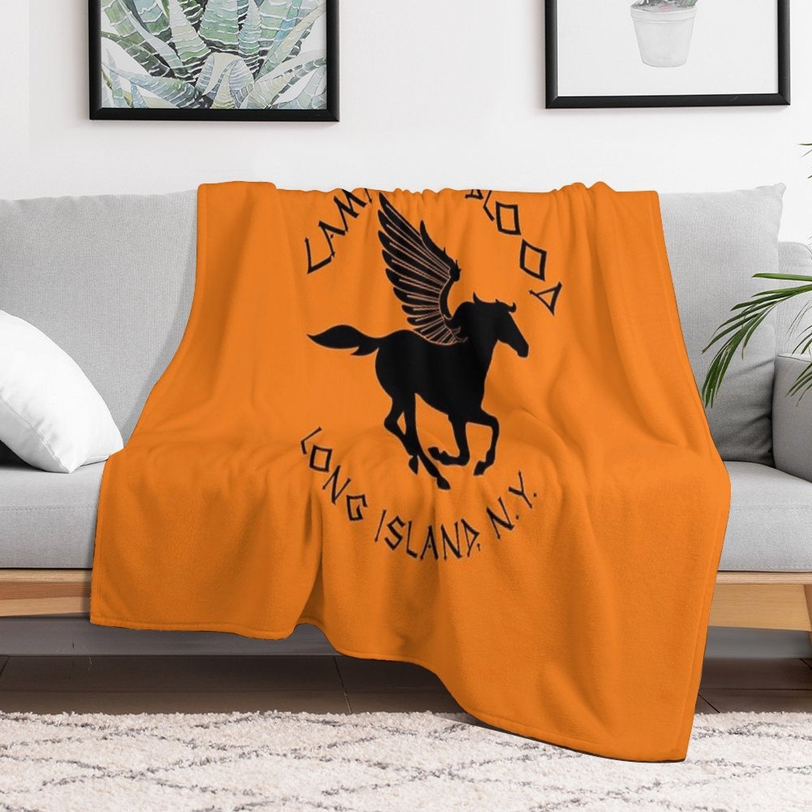 Camp Half-Blood Plush Throw Blanket