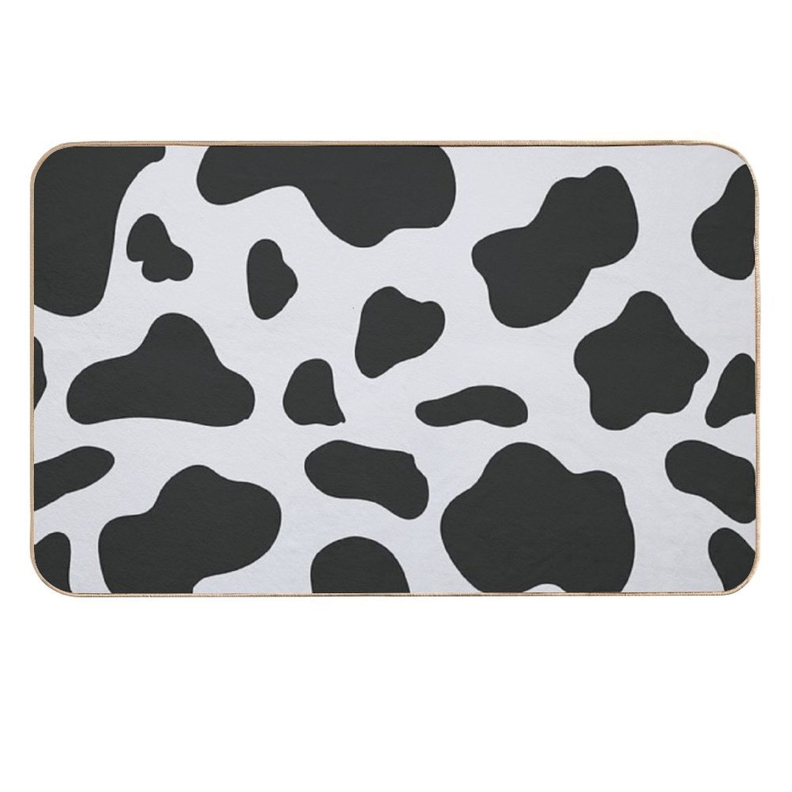 Cow Pattern  Absorbent Bath Mat