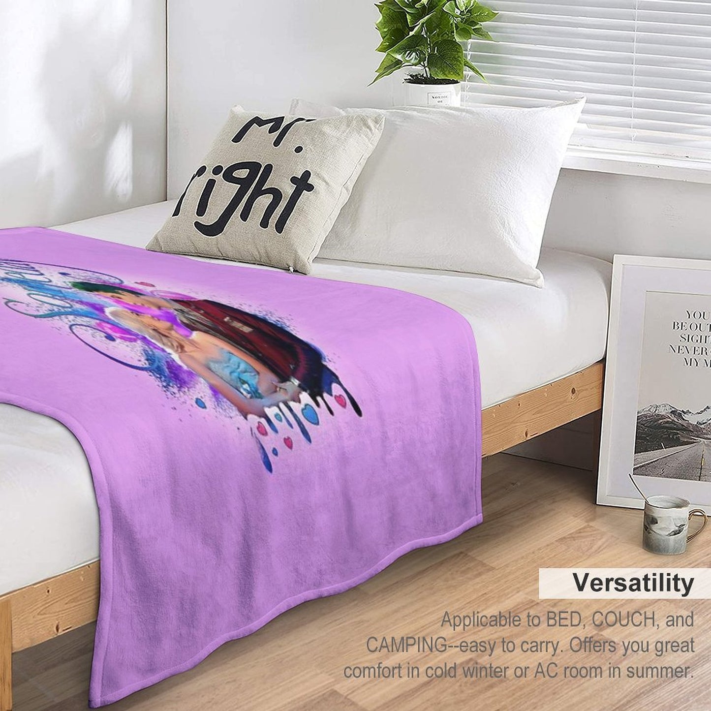 Zed And Addison - Someday - Zombies 2 Machine-washable Throw Blanket