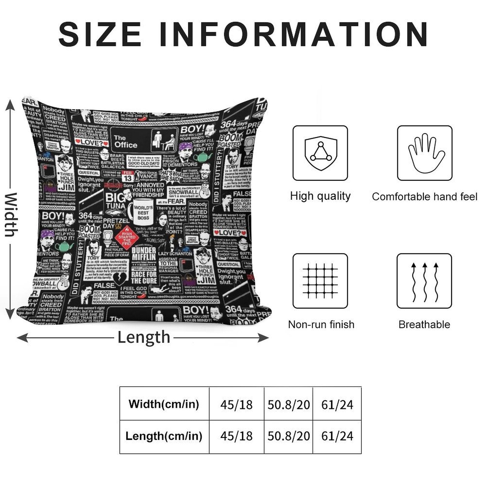 Wise Words From The Office - The Office Quotes Soft Bedroom Essential Throw Pillow