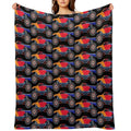 Monster Truck - The Kids' Picture Show Eco-conscious Throw Blanket