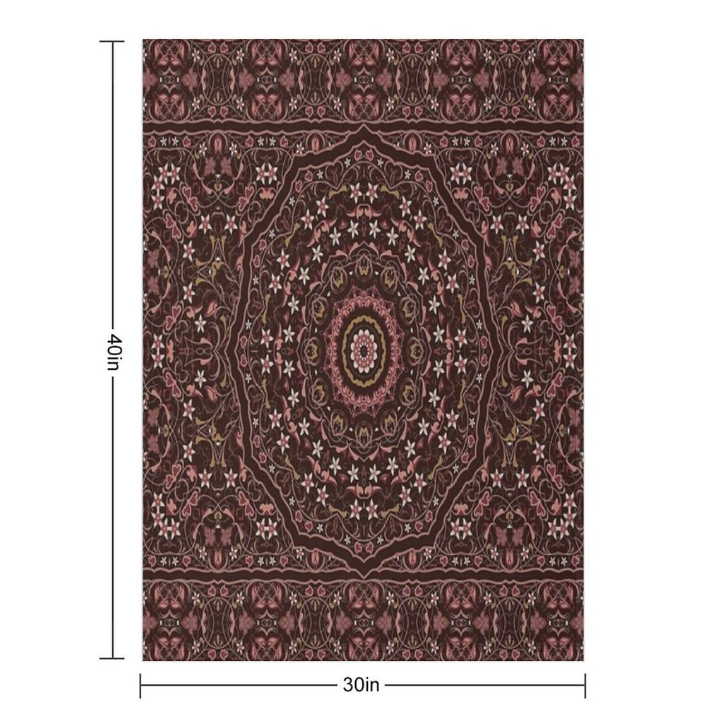 Vintage Arabic Pattern. Durable Throw Blanket