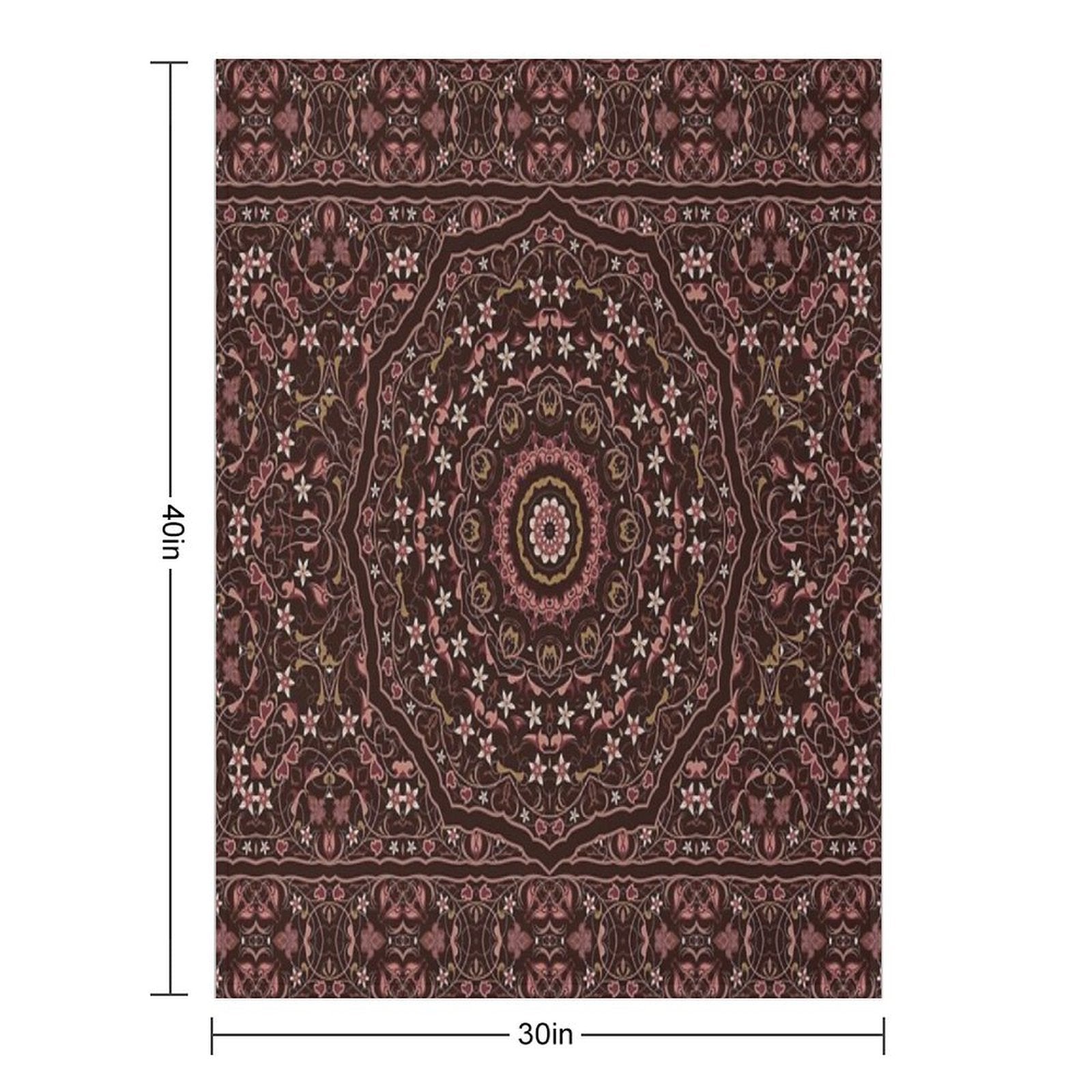 Vintage Arabic Pattern. Durable Throw Blanket