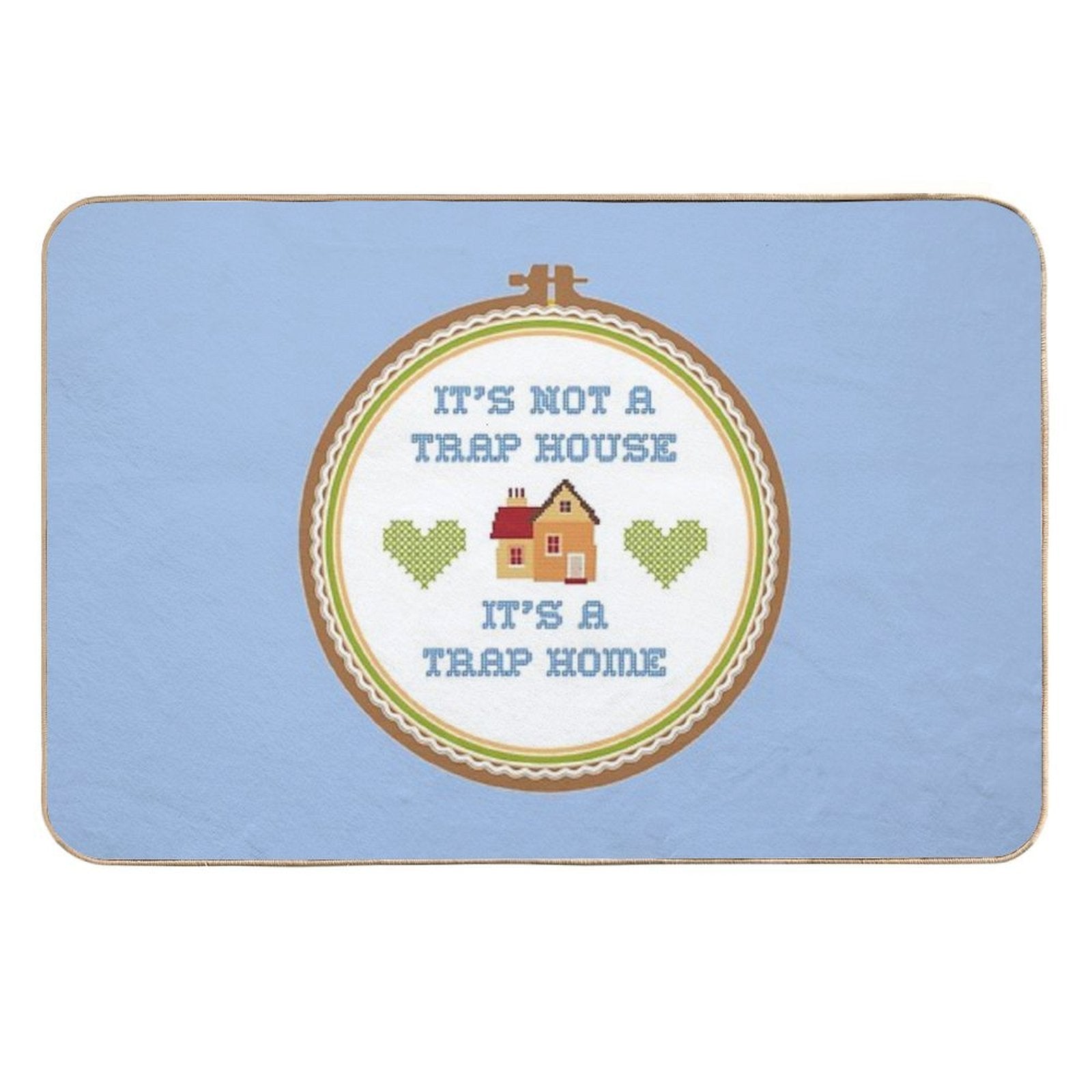 Trap Home  Easy Maintenance Bath Mat
