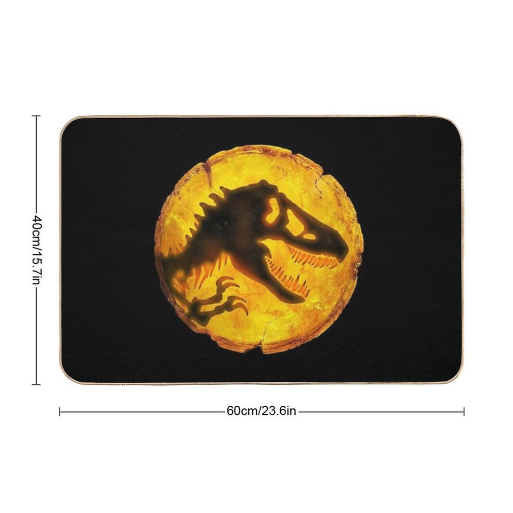 Logo Tyrannosaurus Amber  Pet-Safe Bath Mat