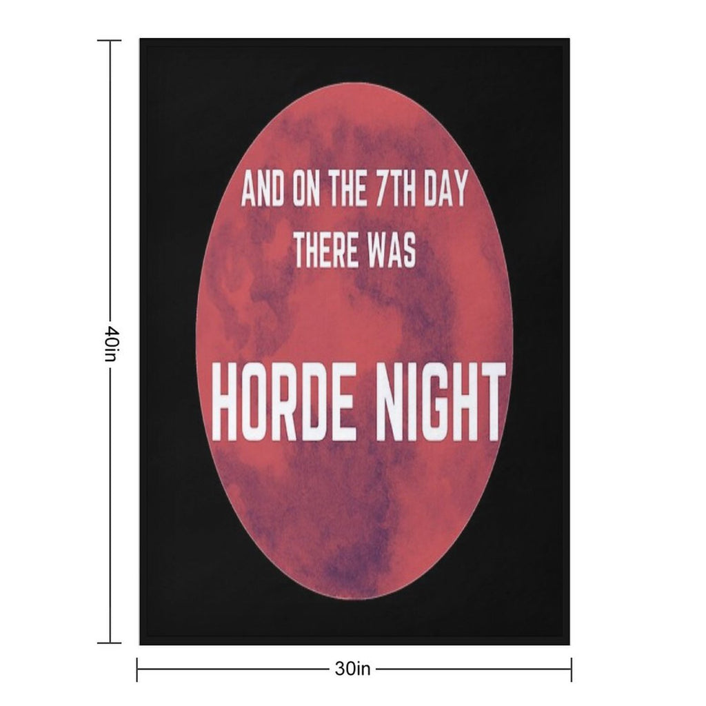 Zombie 7 Days to Die Funny Gamer Horde Night Travel-friendly Throw Blanket