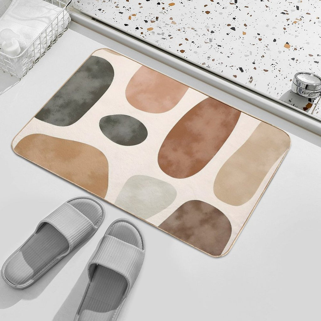 Abstract Boho  Stain-Proof Bath Mat